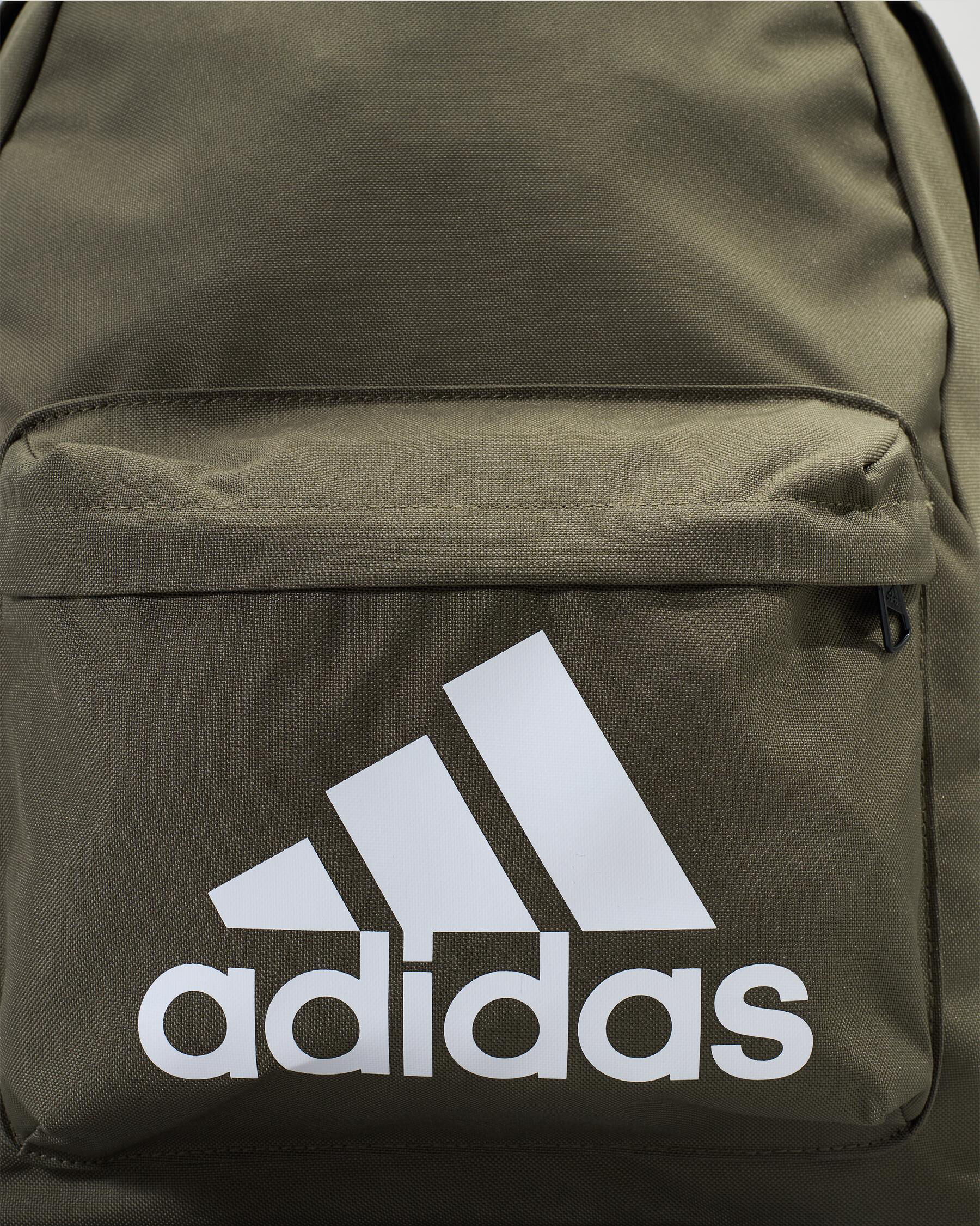 adidas Classic Bos Backpack In Olive Strata white FREE Shipping Easy Returns CityBeach European