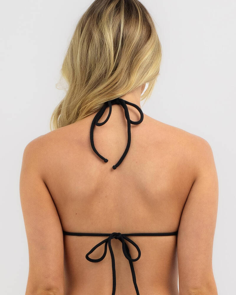 Kaiami Rose Triangle Bikini Top for Womens