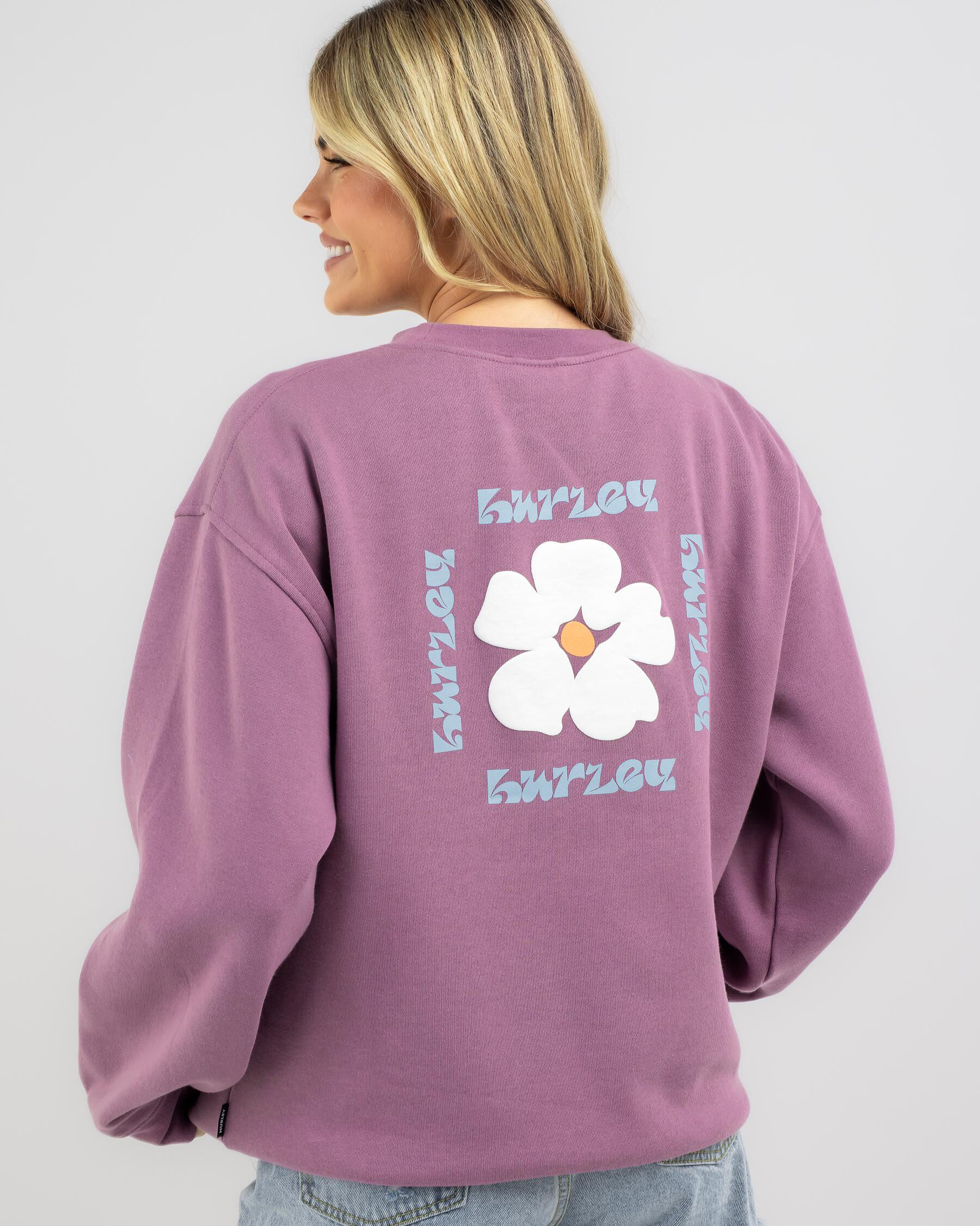 Champion sweater on sale light purple flowers