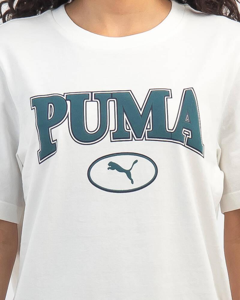 Puma Squad T-Shirt In Warm FREE* CityBeach - & Easy Shipping White - European Returns