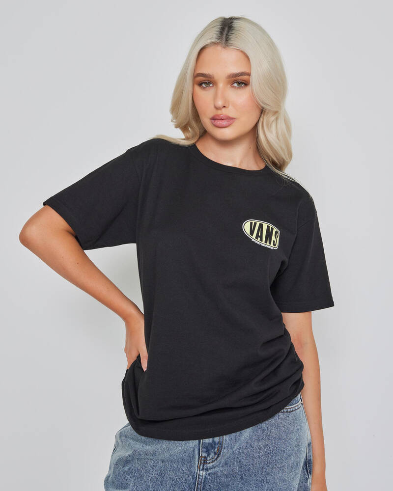 Vans Spray On Short Sleeve T-Shirt for Womens