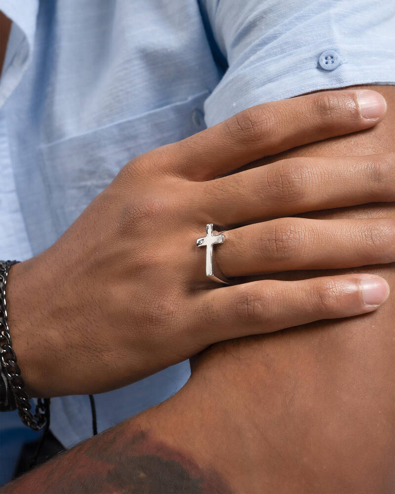 REPUBLIK Cross Ring for Mens