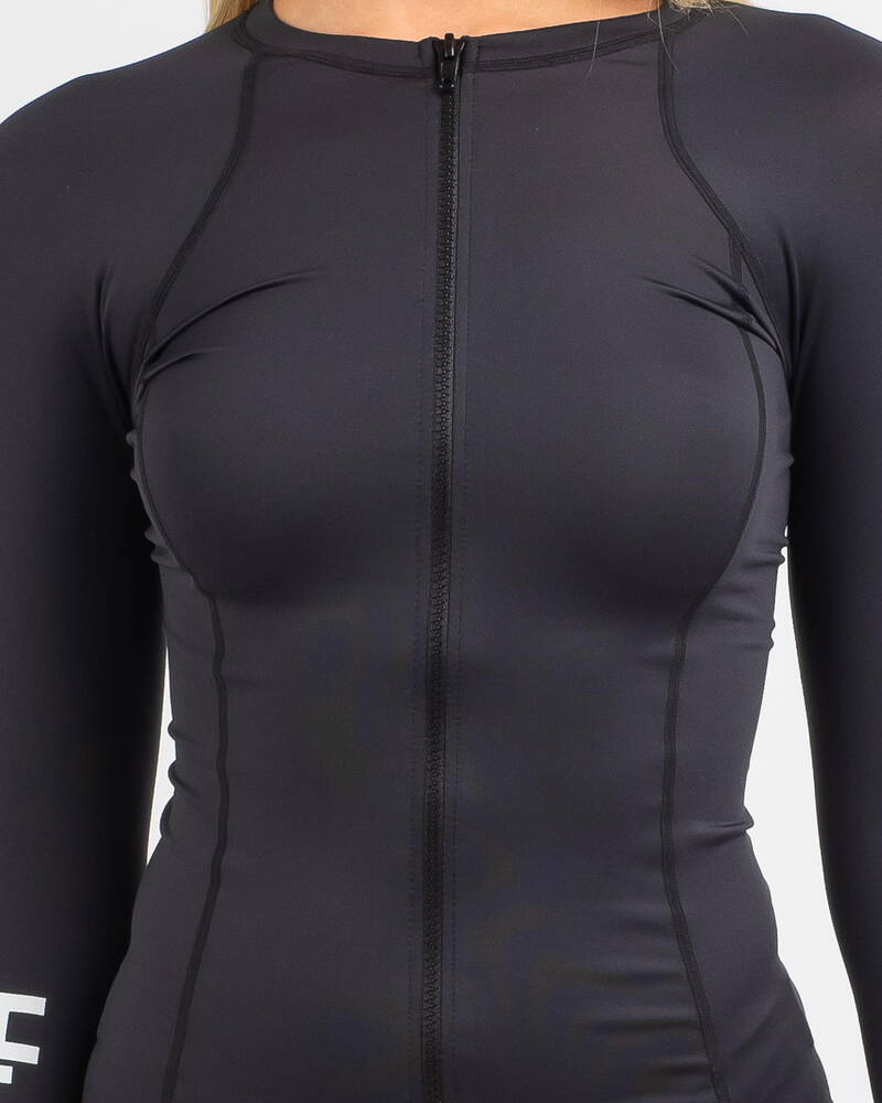 Hurley One And Only Long Sleeve Zip Rash Vest In Black - FREE* Shipping &  Easy Returns - City Beach United States