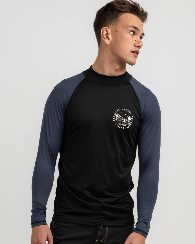 Jacks Escape Long Sleeve Rash Vest for Mens