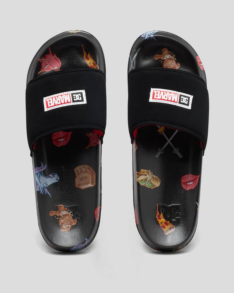 DC Shoes Deadpool DC Slides for Mens