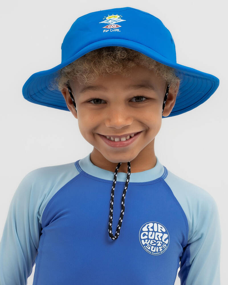 Rip Curl Toddlers' Shred Beach Bucket Hat In Blue - FREE* Shipping