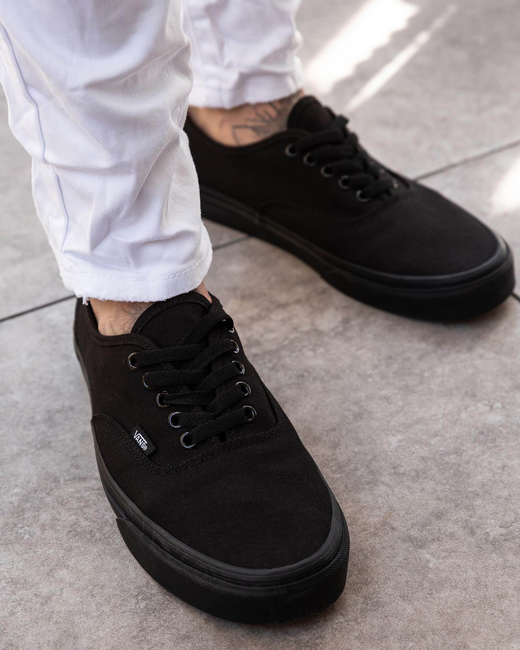 black leather vans city beach