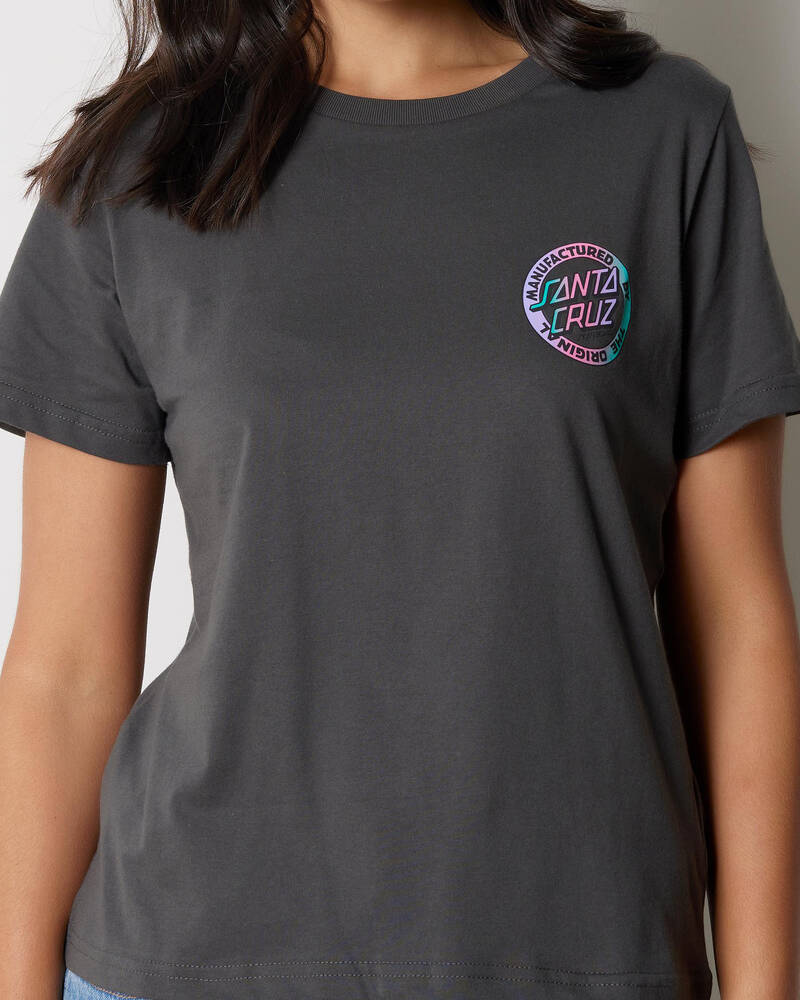 Santa Cruz MFG Dot Fade Short Sleeved T-Shirt for Womens