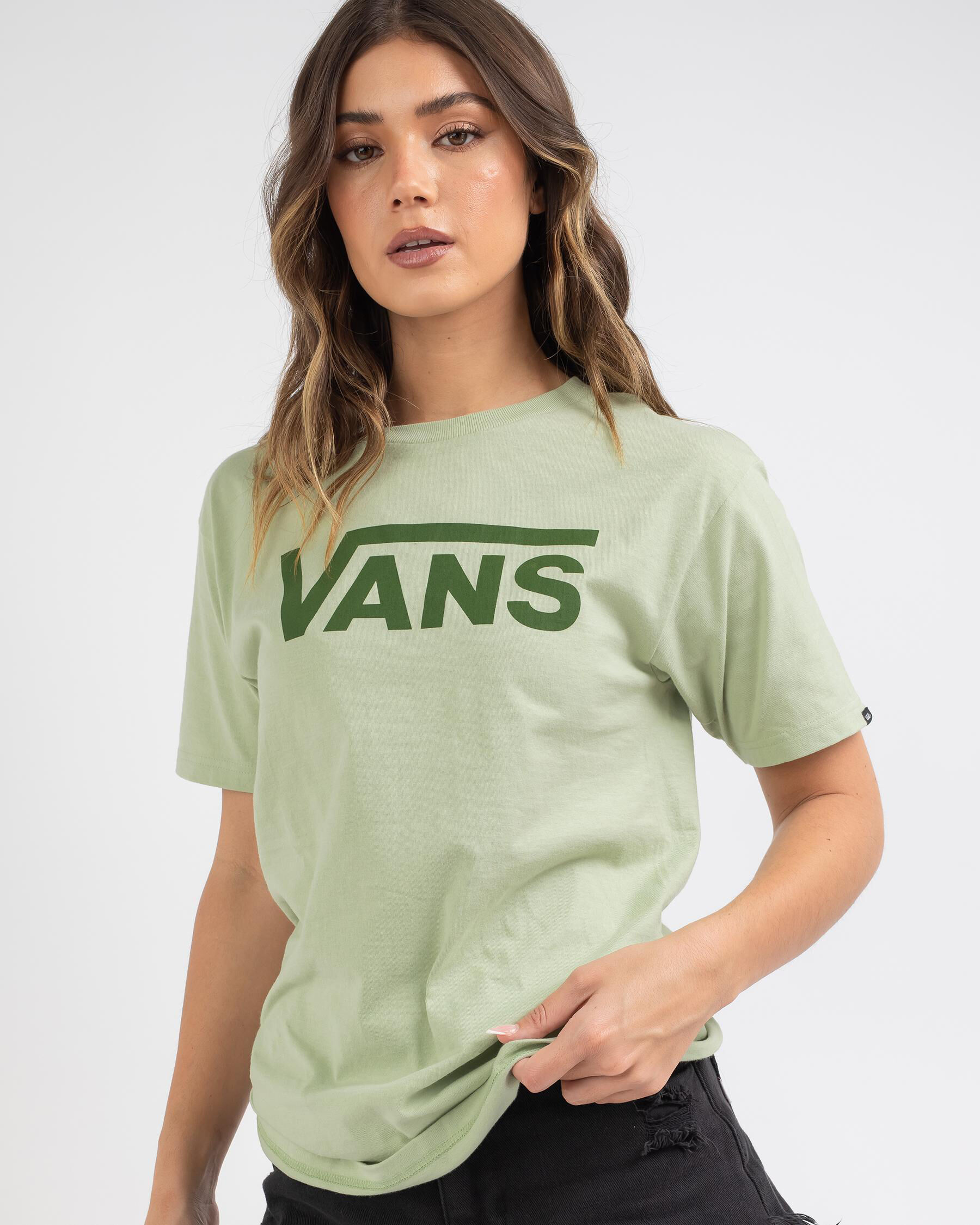 red vans shirt