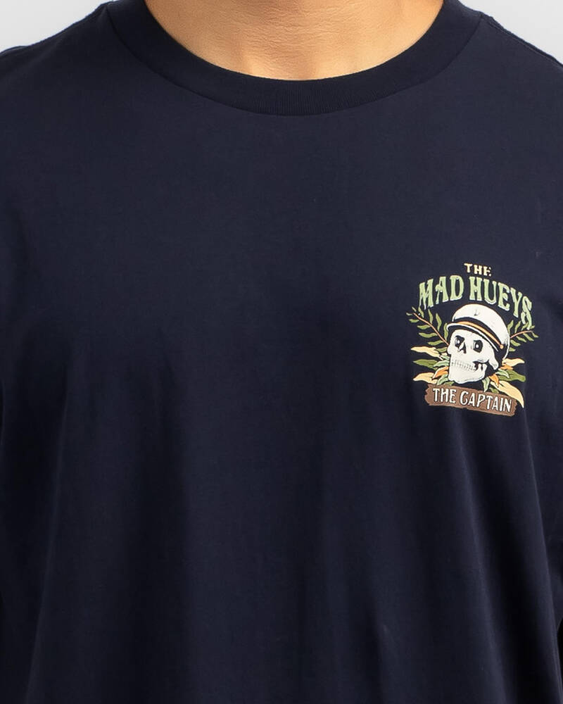 The Mad Hueys Shipwrecked Captain T-Shirt for Mens