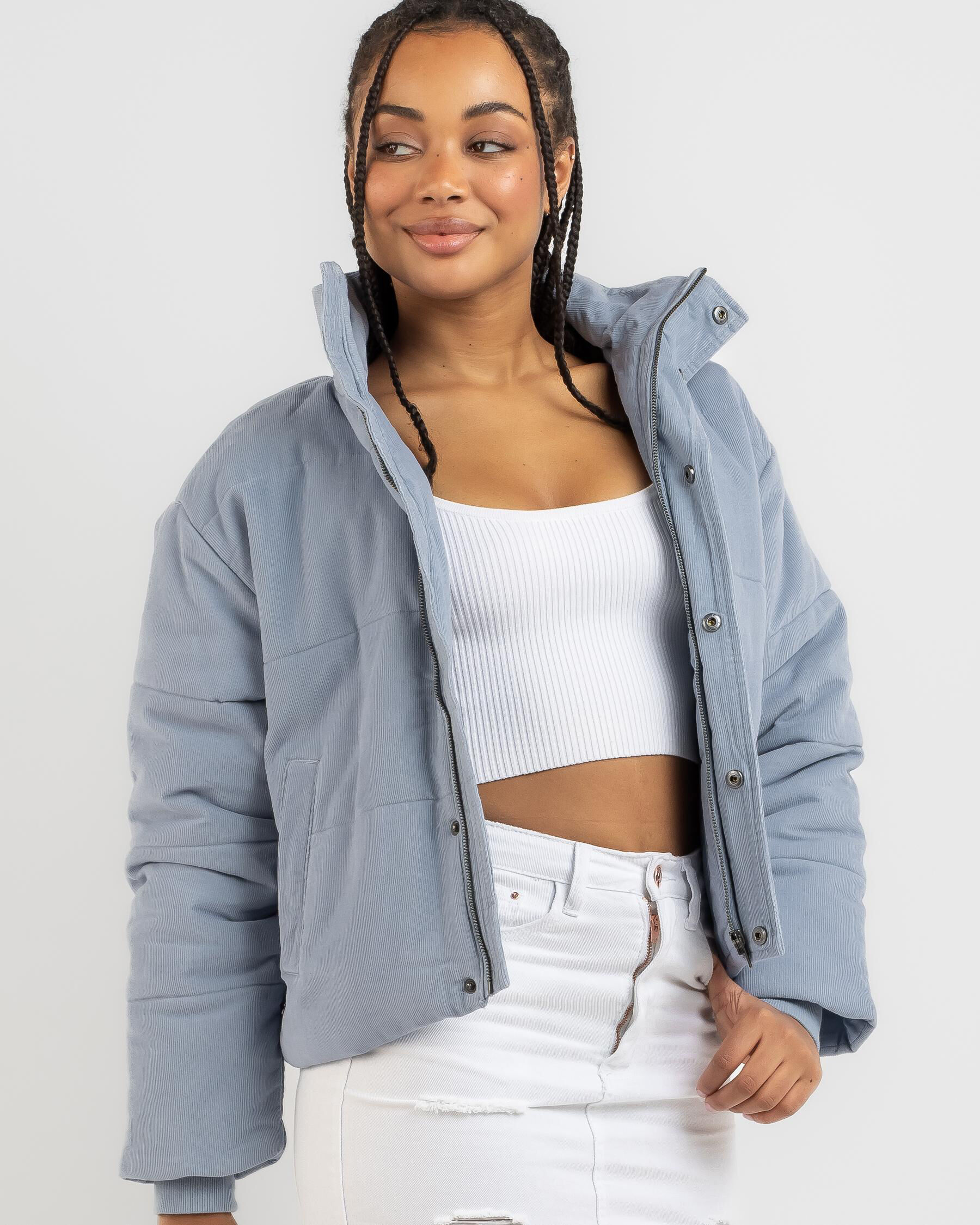 Eezeh puffer cheap cropped jacket