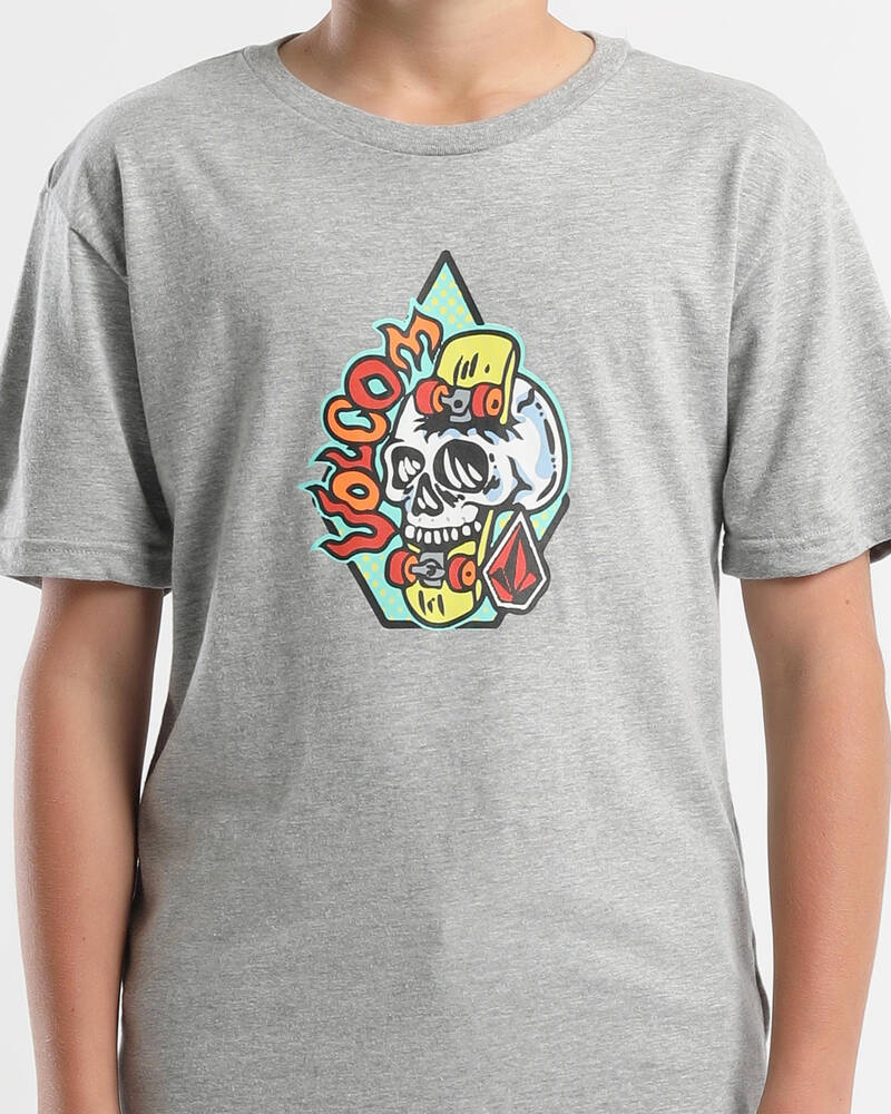 Volcom Boys' Skullskate T-Shirt for Mens