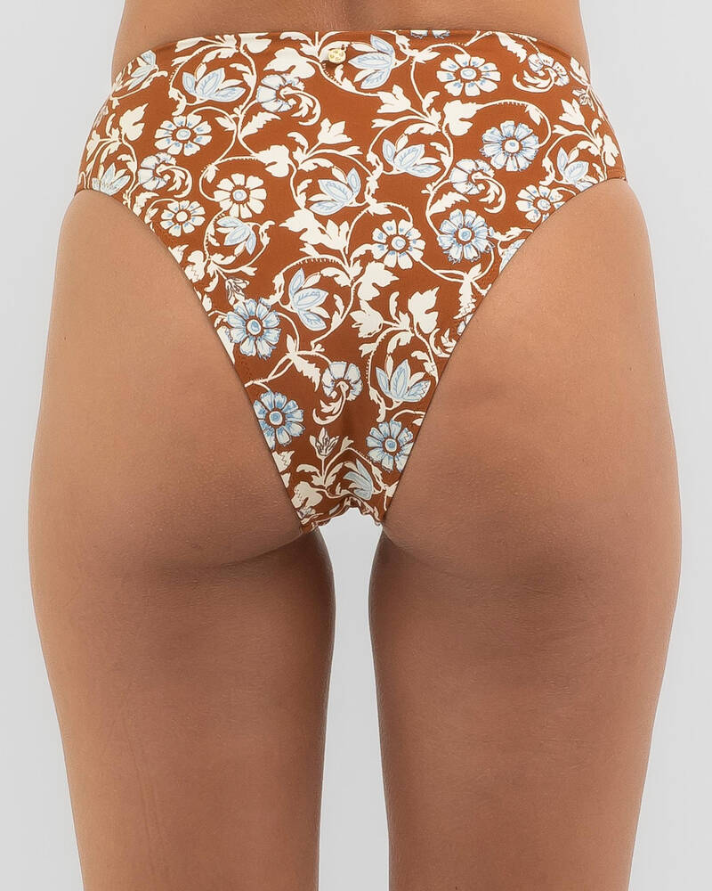 Rhythm Highland Paisley High Waisted Bikini Bottom for Womens