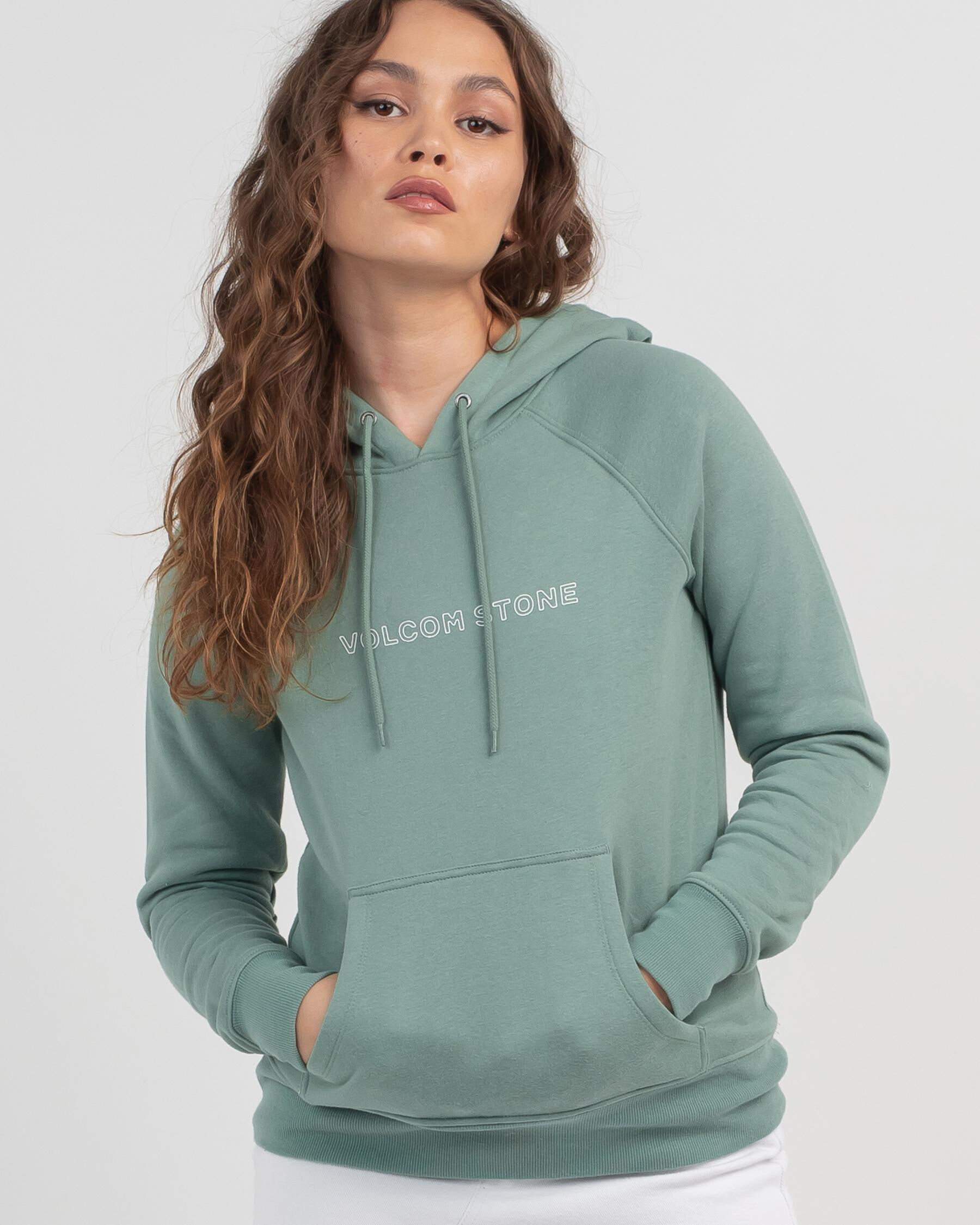 Volcom green online hoodie