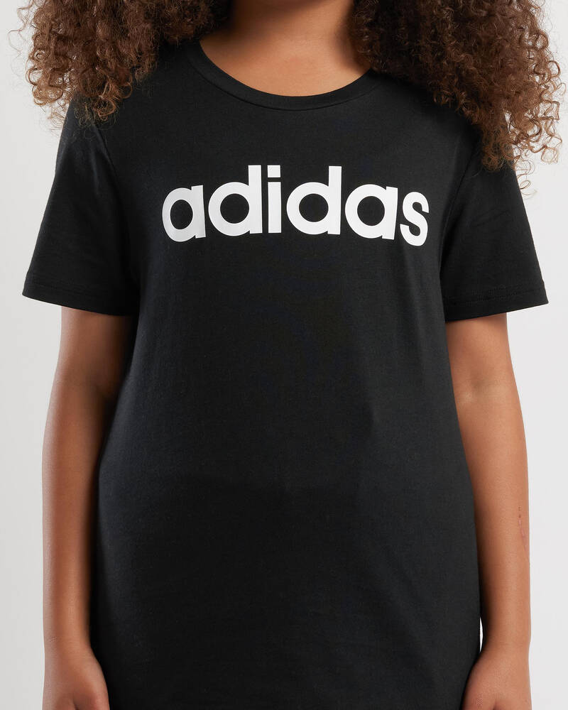 adidas Girls' Linear T-Shirt for Womens