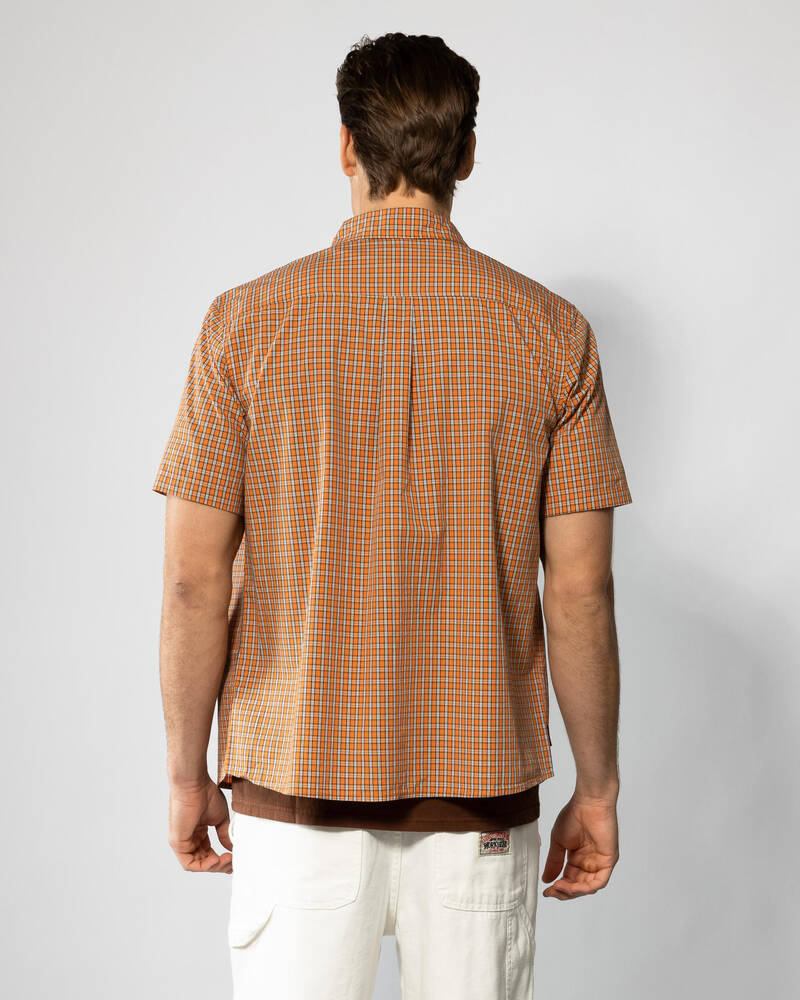 Rusty Datsun Check Short Sleeve Shirt for Mens