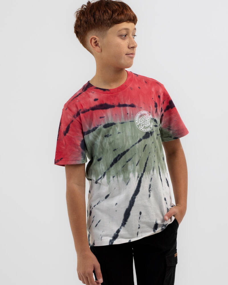 Santa Cruz Boys' MFG Dot T-Shirt for Mens