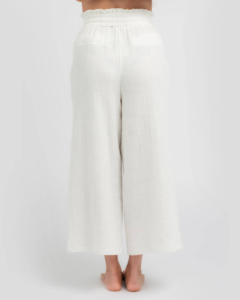 Shop Ava And Ever Bondi Beach Pants In Cream - Fast Shipping & Easy ...