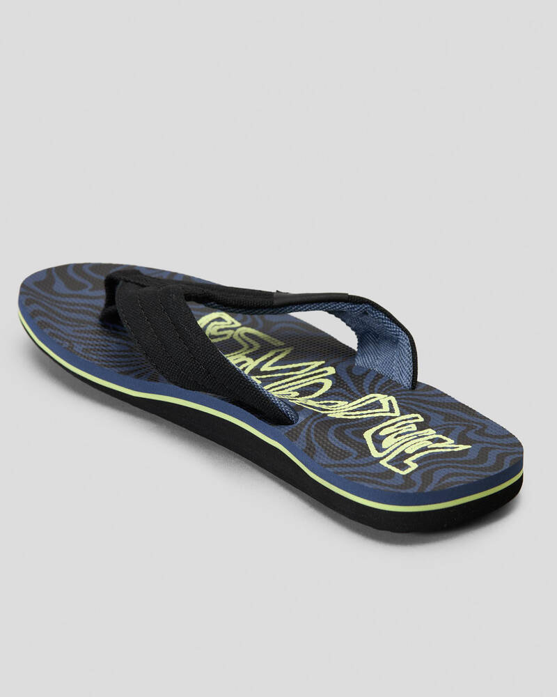 Quiksilver Boys' Molokai Layback II Youth Thongs for Mens