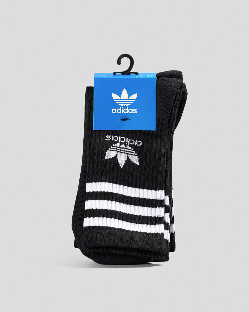 adidas Mid Cut Crew Socks 3 Pairs for Womens