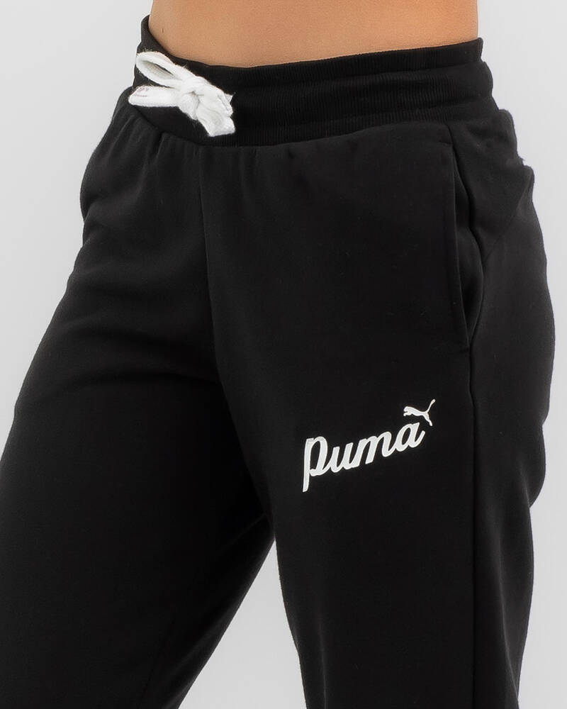 Puma Girls' ESS+ Blossom Track Pants for Womens