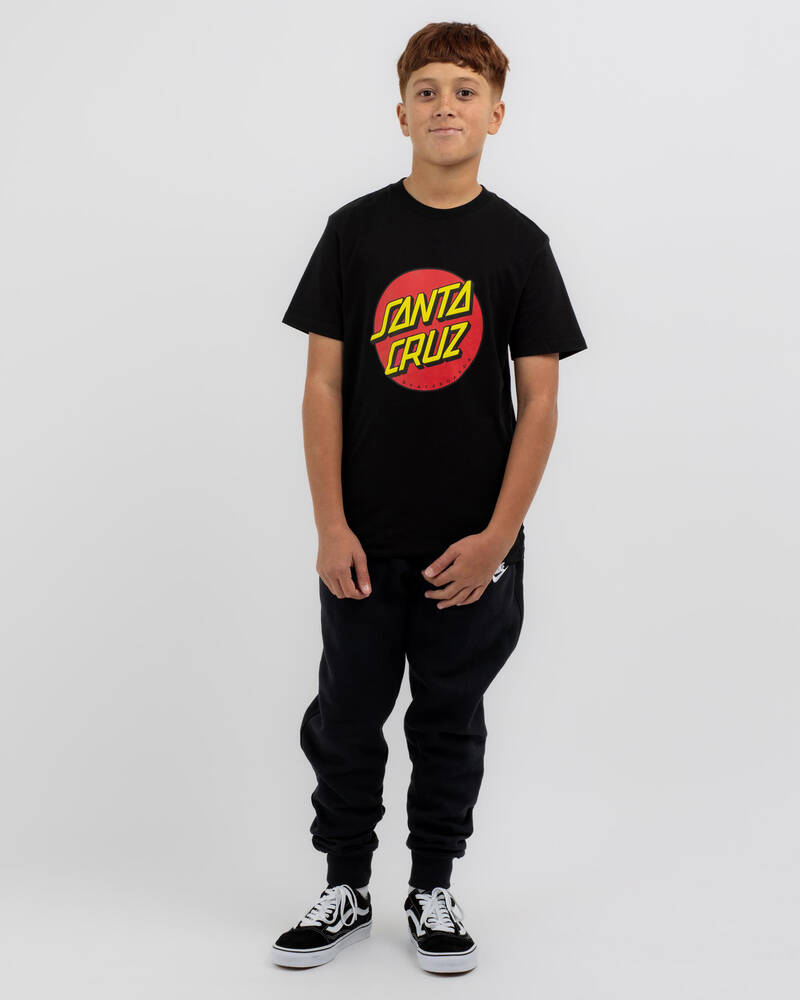 Santa Cruz Boys' Classic Dot Puff Front T-Shirt for Mens