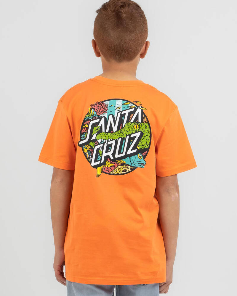 Santa Cruz Boys' Winkowski Aquatic Dot T-Shirt for Mens