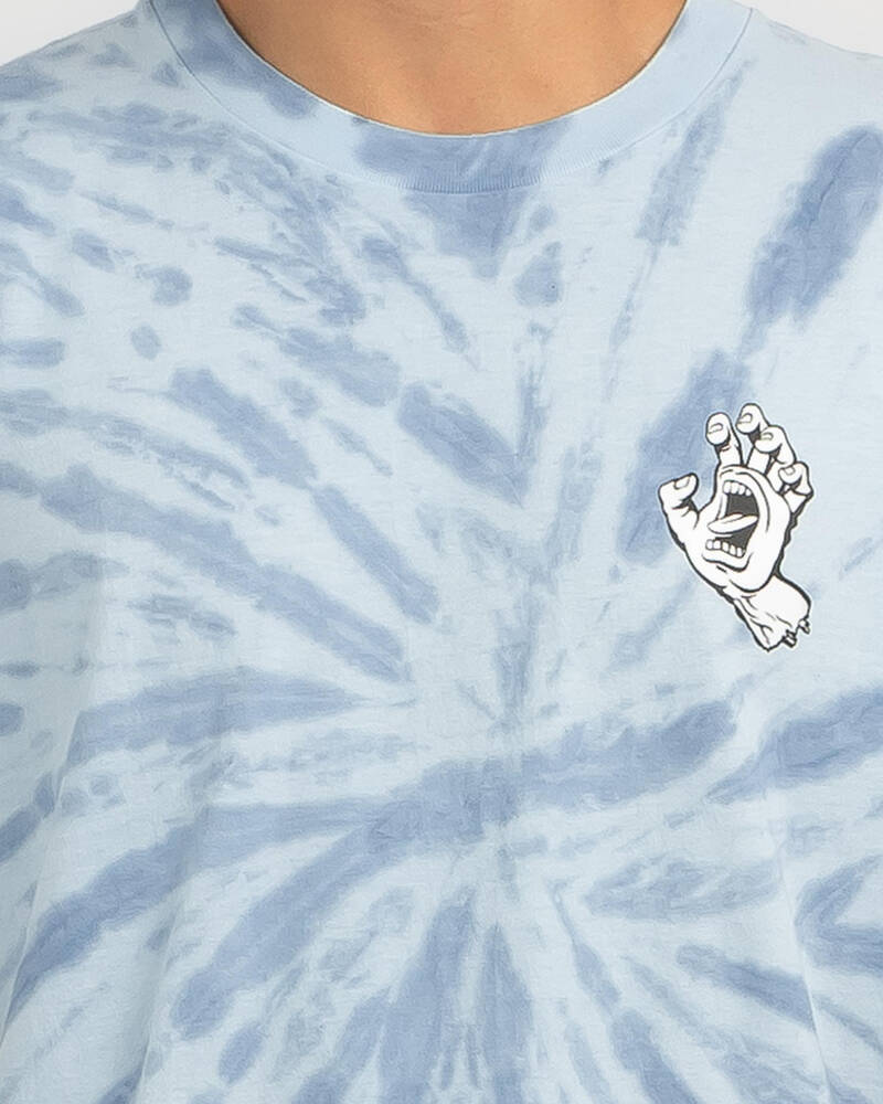 Santa Cruz Screaming Hand Mono T-Shirt for Mens
