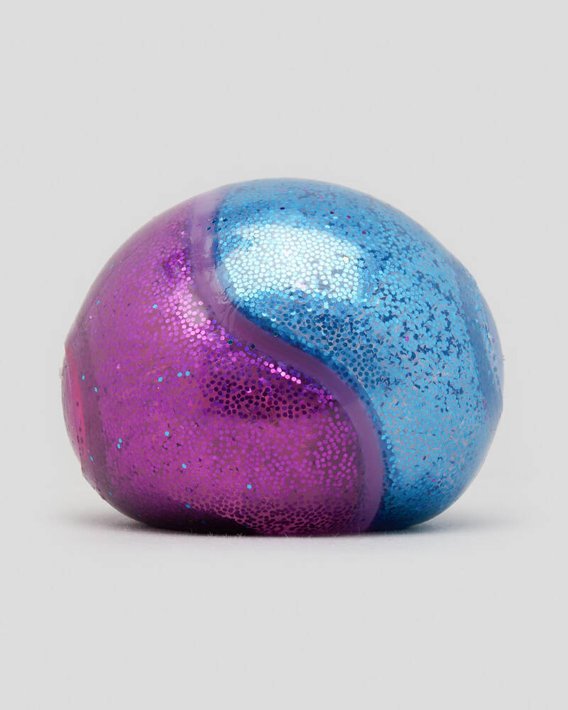 Get It Now Squish Two Tone Glitter Ball Toy for Unisex