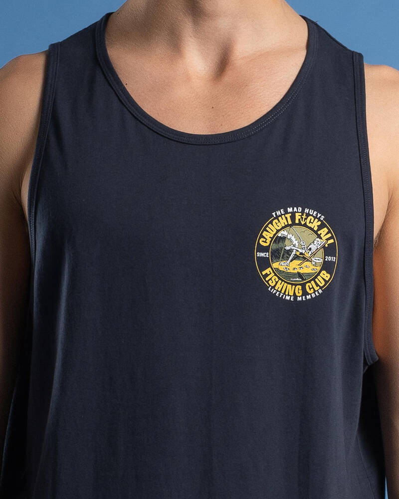 The Mad Hueys Caught FK All Singlet Tank for Mens