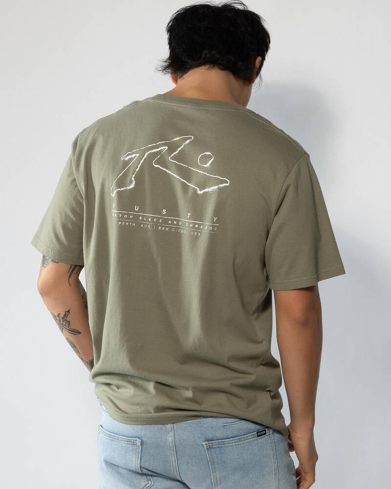 Rusty Sleds And Threads T-Shirt for Mens