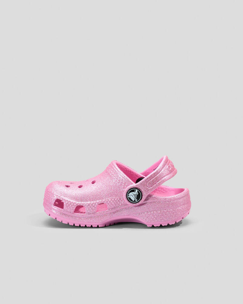 Crocs Toddlers' Glitter Clogs for Unisex