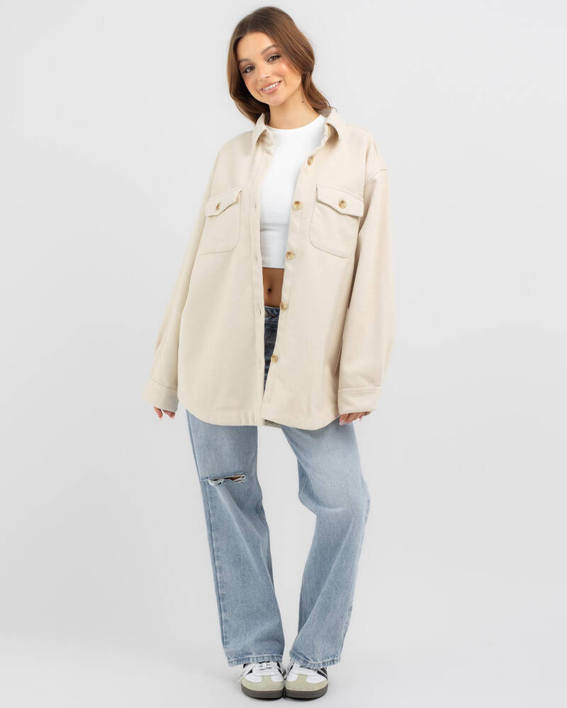 Rhythm Classic Minimal Shacket for Womens