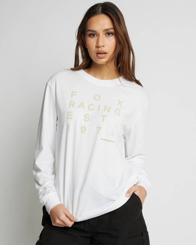 Fox EST.1974 Long Sleeve T-Shirt for Womens