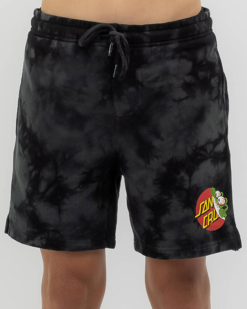 Santa Cruz Boys' Beware Dot Tie Dye Board Shorts for Mens