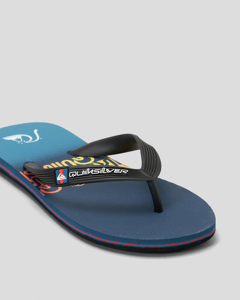 Quiksilver Boys' Molokai Art Youth Thongs for Mens