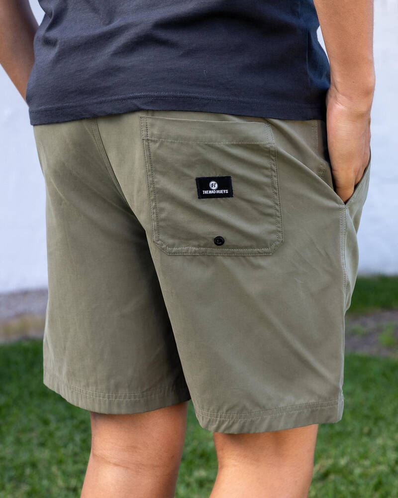 The Mad Hueys Skull Anchor Volley Shorts for Mens