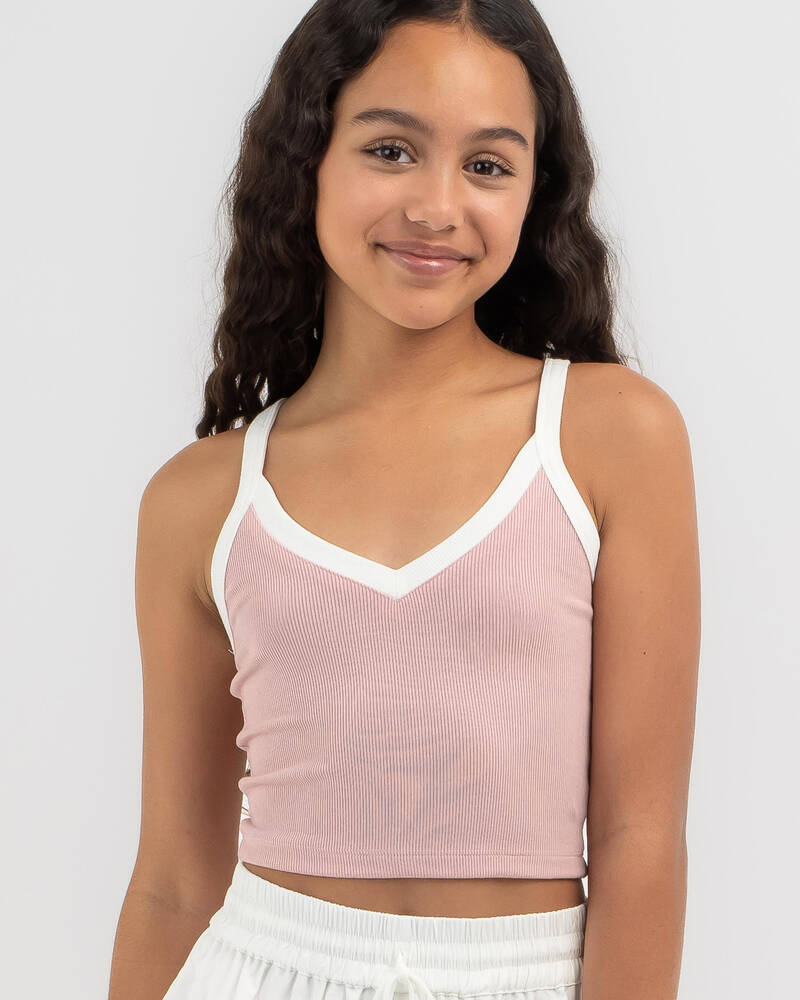 Ava And Ever Girls' Ollie Basic V Neck Top for Womens