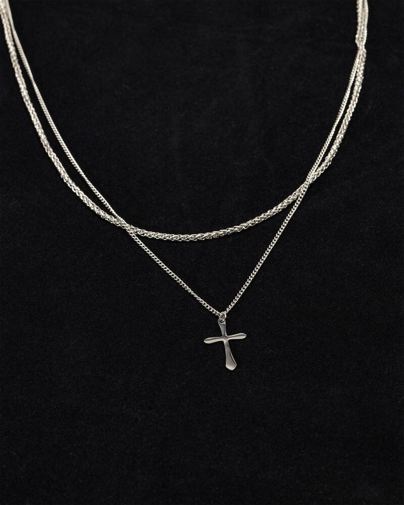 REPUBLIK Combo Cross Necklace for Mens