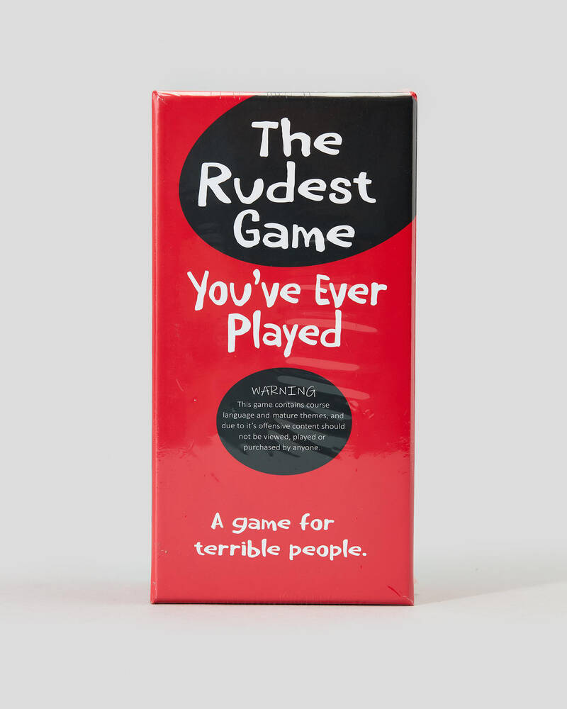 Get It Now The Rudest Game You've Ever Played for Unisex