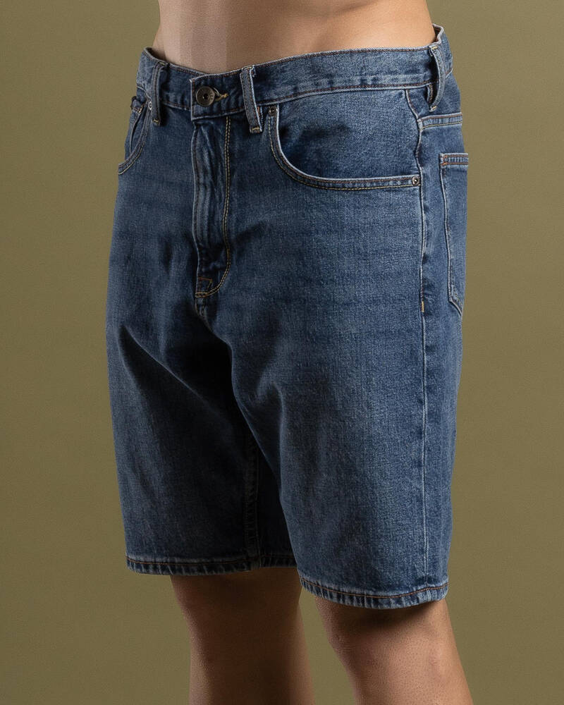 Quiksilver Aqua Cult Aged Denim Shorts for Mens