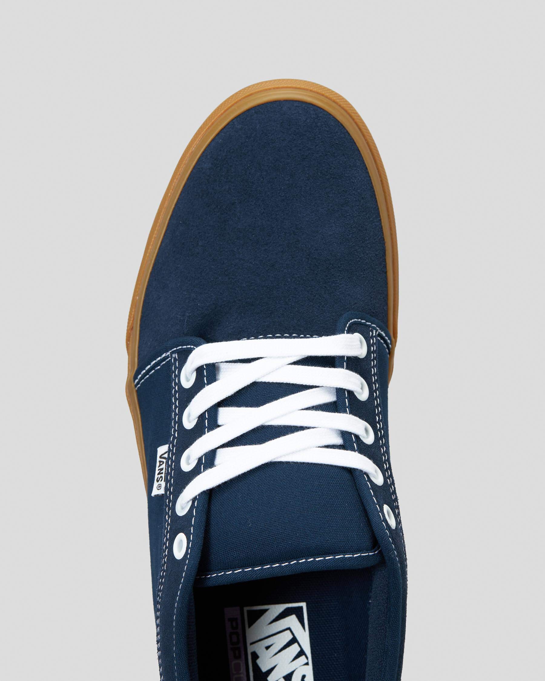 Vans Skate Chukka Low Shoes In Dress Blues gum FREE Shipping