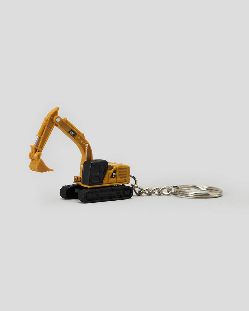 Cat 320 Hydraulic Excavator Micro Keychain for Mens