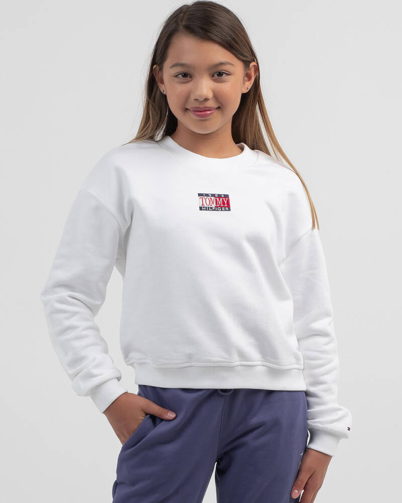 TOMMY HILFIGER Essential Sweatshirt for Girls - TOMMY - Citysport