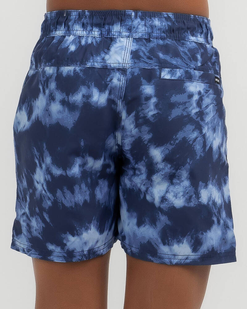 Rip Curl Boys' Shred Tie Dye Volley Shorts for Mens