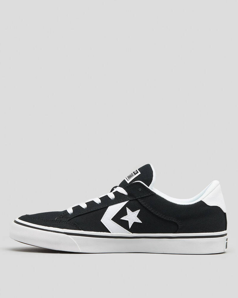 Shop Converse Tobin Low-Cut Shoes In Black/white/black - Fast Shipping ...