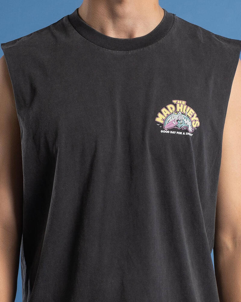 The Mad Hueys Shoey Wave Muscle Tank for Mens