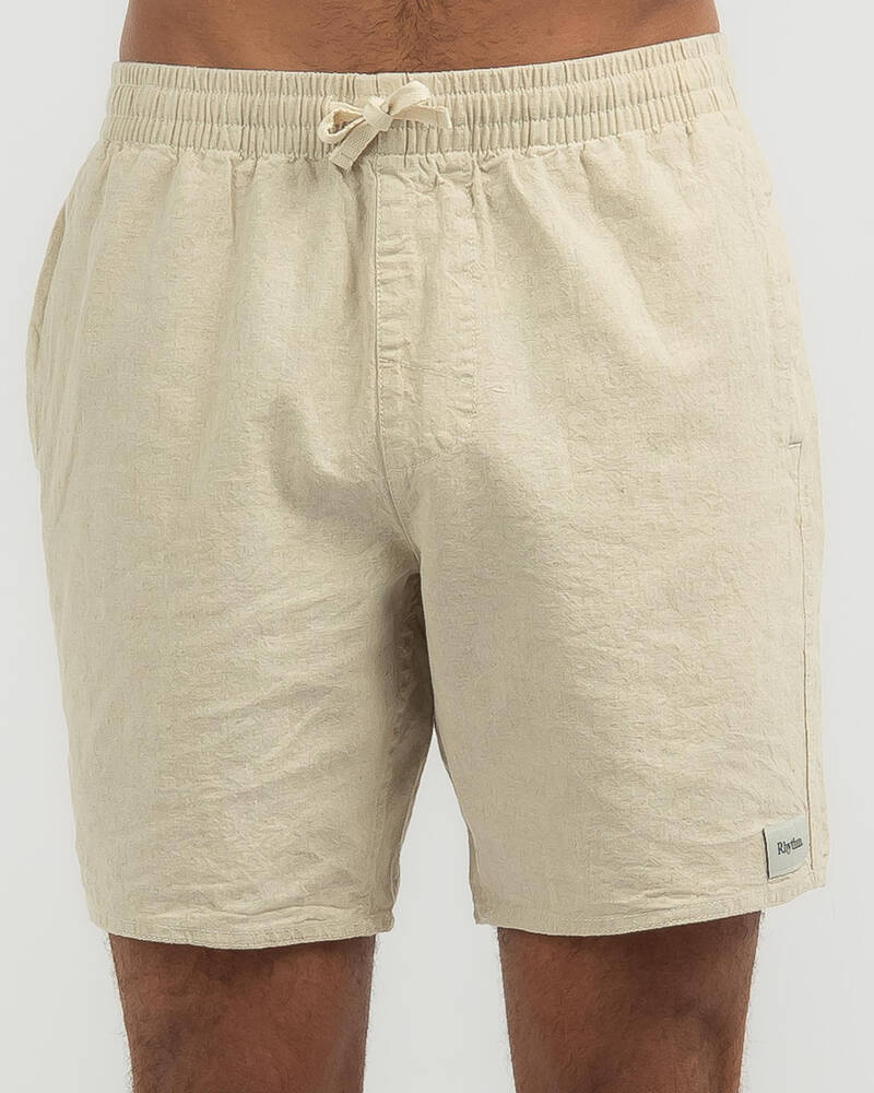 Rhythm Linen Jam Shorts for Mens