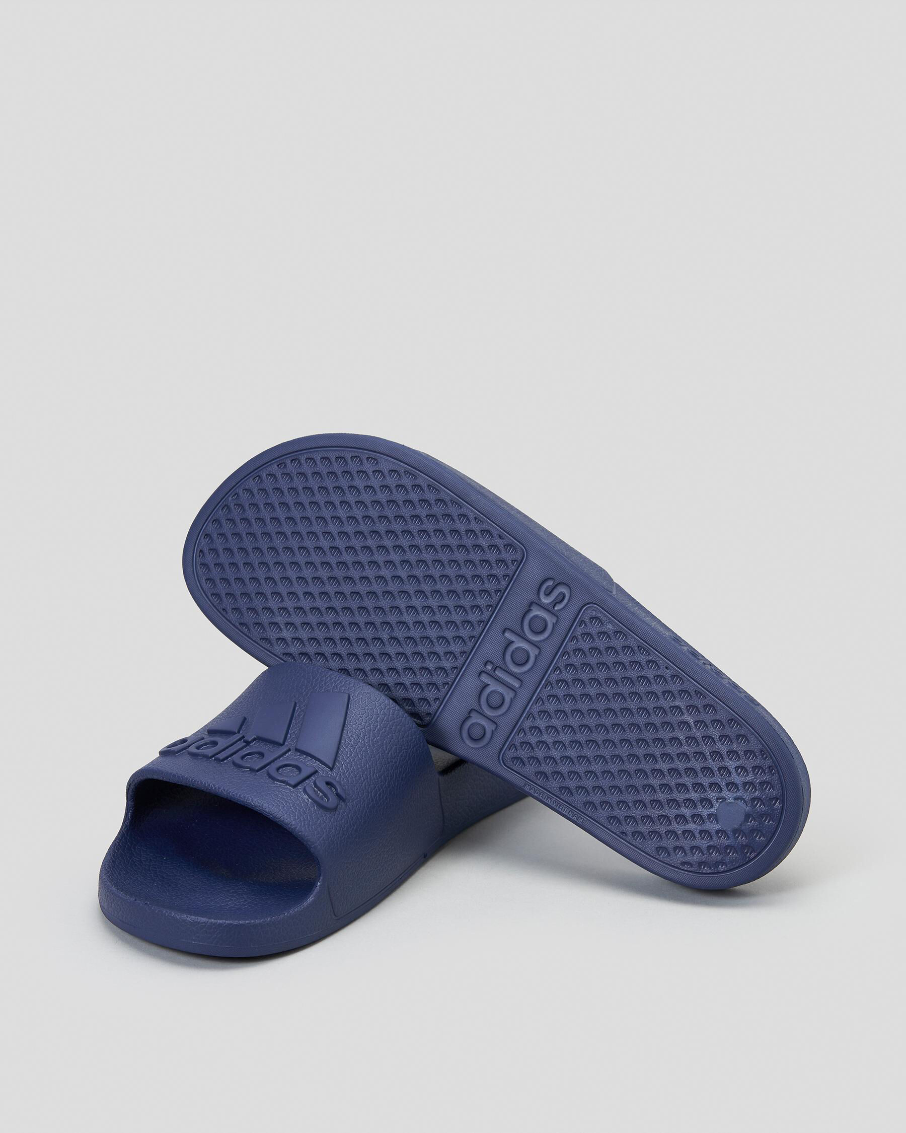 Adidas adilette best sale aqua slides blue