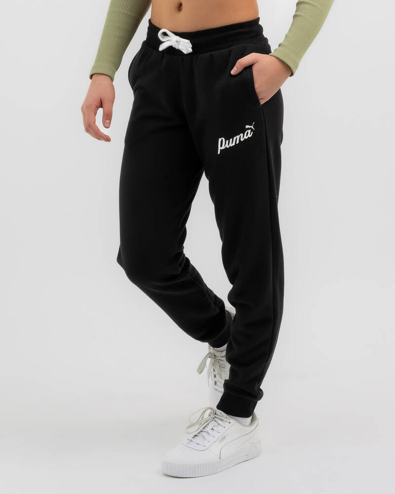 Puma Girls' ESS+ Blossom Track Pants for Womens